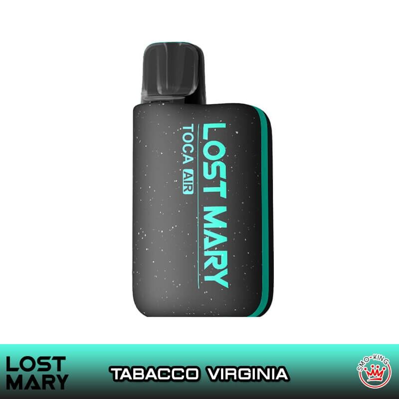 elfbar lost mary toca air kit batteria ricaricabile 750mah + pod virginia tobacco