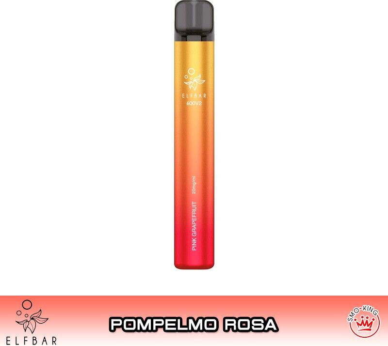 Elfbar 600V2 PINK GRAPEFRUIT Sigaretta Usa e Getta