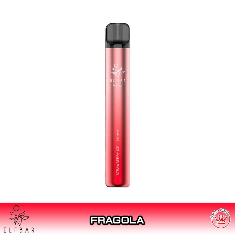 Elfbar 600V2 STRAWBERRY ICE Sigaretta Usa e Getta