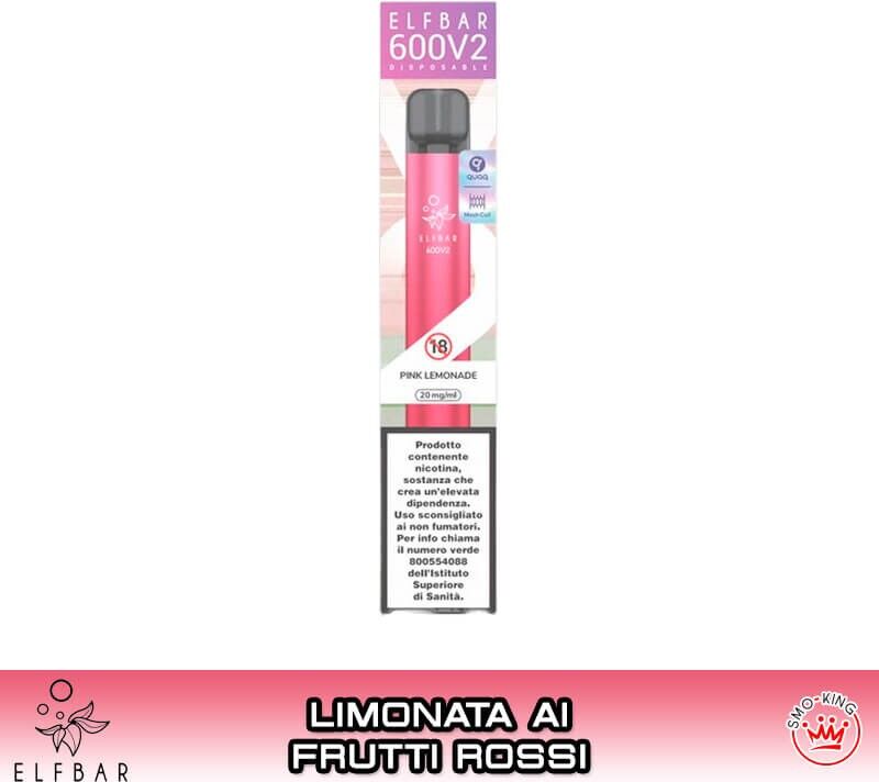 Elfbar 600V2 PINK LEMONADE Sigaretta Usa e Getta