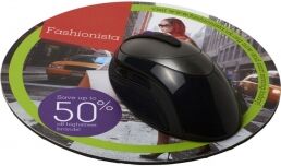 Gedshop 1000 Tappetino per mouse Q-Mat rotondo neutro o personalizzato