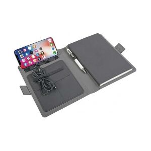 Gedshop 1000 Organizer con wireless charger e quaderno neutro o personalizzato