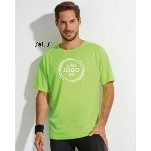 Sol's 100 T-shirt uomo Sporty traspirante neutro o personalizzato