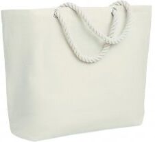 Gedshop 1000 Borsa mare in cotone con manici in corda neutro o personalizzato