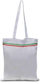 Gedshop 1000 Shopper in cotone Italia manici lunghi neutro o personalizzato