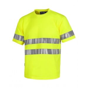 Workteam 100 T-shirt alta visibilità Classe 1/2 neutro o personalizzato