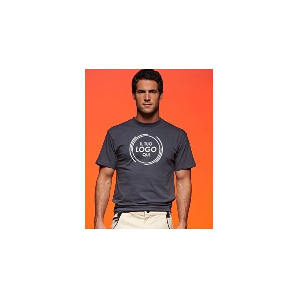 james & nicholson 100 t-shirt da lavoro uomo neutro o personalizzato