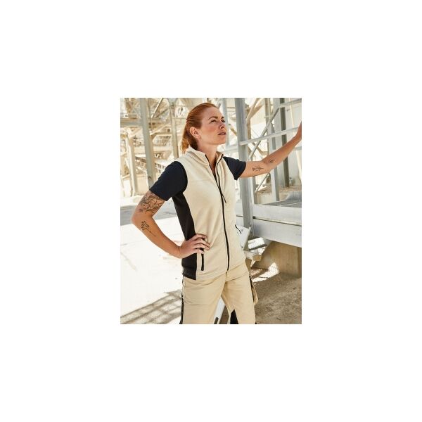 james & nicholson 100 gilet da lavoro fleece vest donna neutro o personalizzato