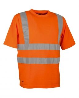 cofra 100 t-shirt da lavoro ad alta visibilità alert neutro o personalizzato