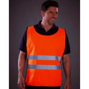 Yoko 100 Casacca Hi-vis Adult Tabard Chiusura In Velcro Classe 2 Neutro O Personalizzato