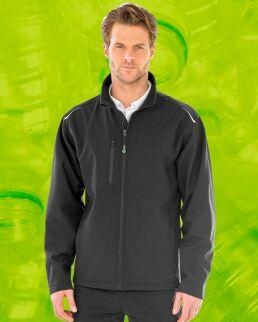 Result 100 Giacca softshell con zip YKK neutro o personalizzato