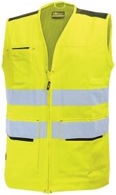 U-Power 100 Gilet da lavoro alta visibilità Smart neutro o personalizzato