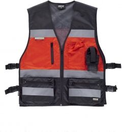 Workteam 100 Gilet in tessuto Oxford regolabile neutro o personalizzato