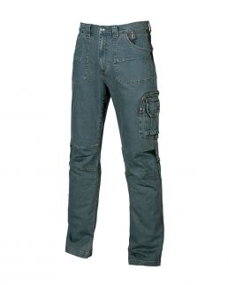 U-Power 100 Pantalone in tessuto jeans stretch Traffic neutro o personalizzato