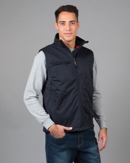 JRC 100 Gilet Aspen in soft shell portabadge estraibile neutro o personalizzato