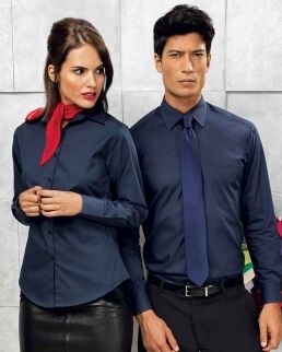 Premier 100 Camicia formale da donna maniche lunghe neutro o personalizzato