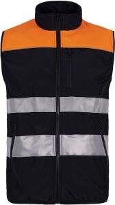 Workteam 100 Gilet Workshell con tessuto Ripstop neutro o personalizzato