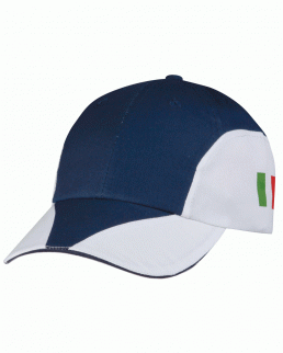 Gedshop 1000 Cappellino 8 pannelli bicolore sandwich neutro o personalizzato