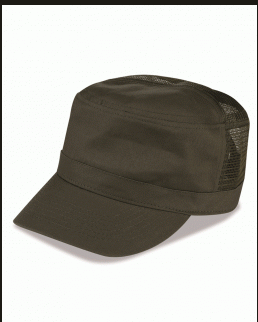 Gedshop 1000 Cappellino militare mesh neutro o personalizzato