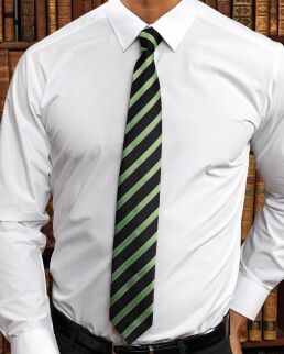 Premier 100 Cravatta Waffle Stripe Tie neutro o personalizzato