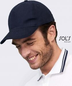 Sol's 1000 Cappellino Long Beach 5 pannelli neutro o personalizzato