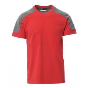 Payper 100 T-shirt bicolore con taschino Corporate neutro o personalizzato