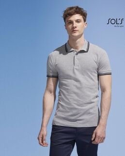 sol's 100 polo pasadena men neutro o personalizzato