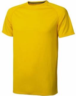 Elevate 100 T-shirt cool fit Niagara neutro o personalizzato