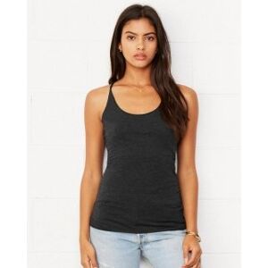 Bella Canvas 100 Tank Top corto schiena nuotatore donna neutro o personalizzato