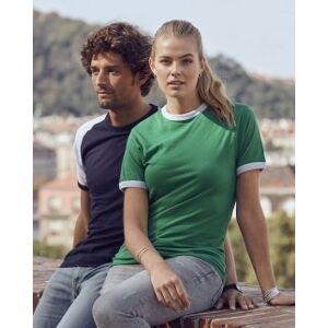Clique 100 T-shirt bicolore Raglan-T neutro o personalizzato