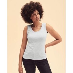 Fruit of the Loom 100 Tank Top Lady-Fit Value Weight neutro o personalizzato