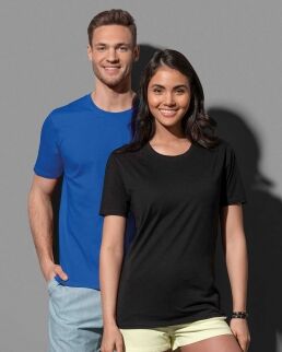Stedman 100 T-shirt girocollo unisex Lux neutro o personalizzato