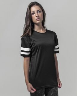 Gedshop 100 T-shirt donna mesh stipes neutro o personalizzato