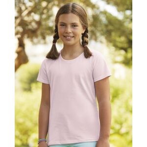 Fruit of the Loom 100 T-shirt bambina Sofspun neutro o personalizzato