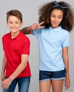 JHK 100 Polo bambino unisex neutro o personalizzato