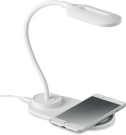 gedshop 1000 lampada da tavolo e caricatore wireless da 10w saturn neutro o personalizzato