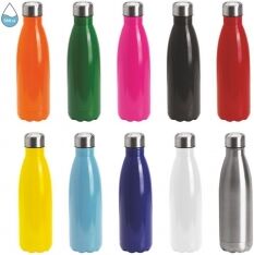 Gedshop 1000 Borraccia termica in acciaio Inox 500 ml a doppia parete neutro o personalizzato