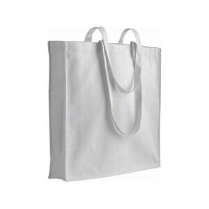 Gedshop 1000 Shopper bianca in cotone con soffietto da 180 gr neutro o personalizzato