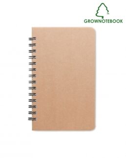 Gedshop 1000 Notebook 72 pagine a righe e spirale neutro o personalizzato