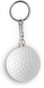 Gedshop 1000 Portachiavi antistress pallina da golf neutro o personalizzato