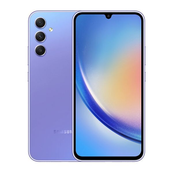 samsung a346 galaxy a34 128gb 6gb-ram 5g dual sim violet eu