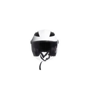 Casco Jet Doppia Visiera Jfm 221 Bianco Lucido Xl