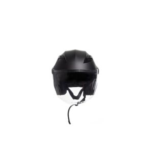 Casco Jet Doppia Visiera Jfm 221 Nero Opaco Xs