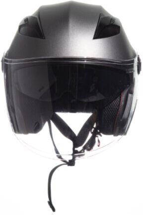 Casco Jet Doppia Visiera Jfm 221 Antracite Opaco Xl