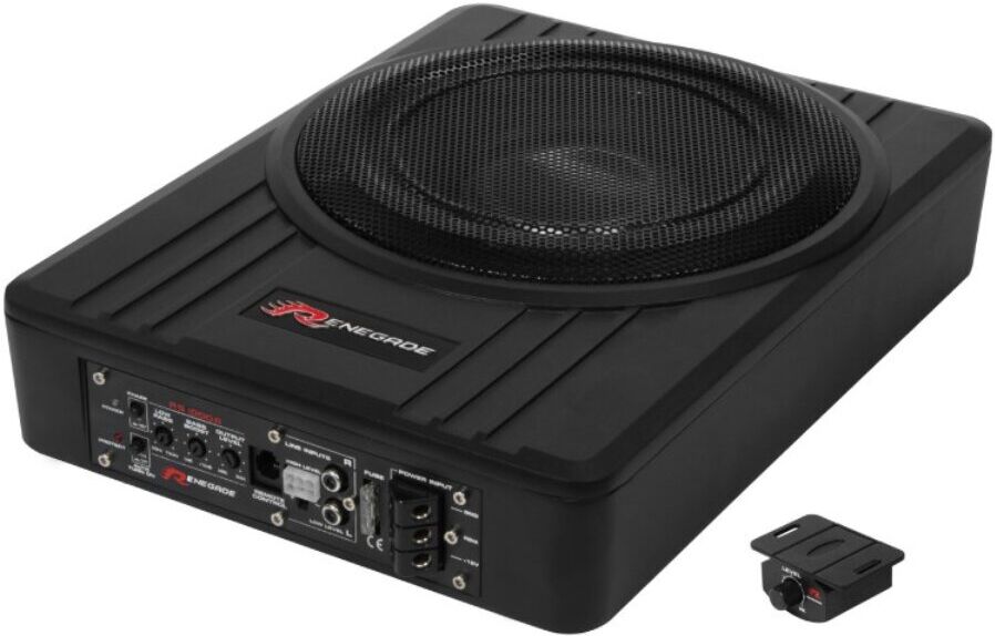 Subwoofer Auto Attivo Sottosedile Renegade Rs1000a