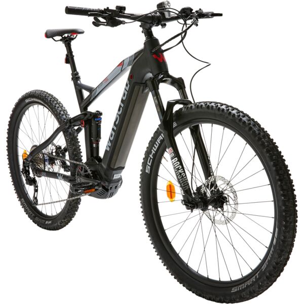 mountain bike elettrica full-suspension wayscral anyway e550 27,5 pollici nero