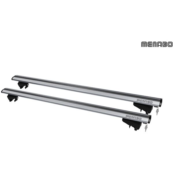 2 barre da tetto menabo lince xl silver