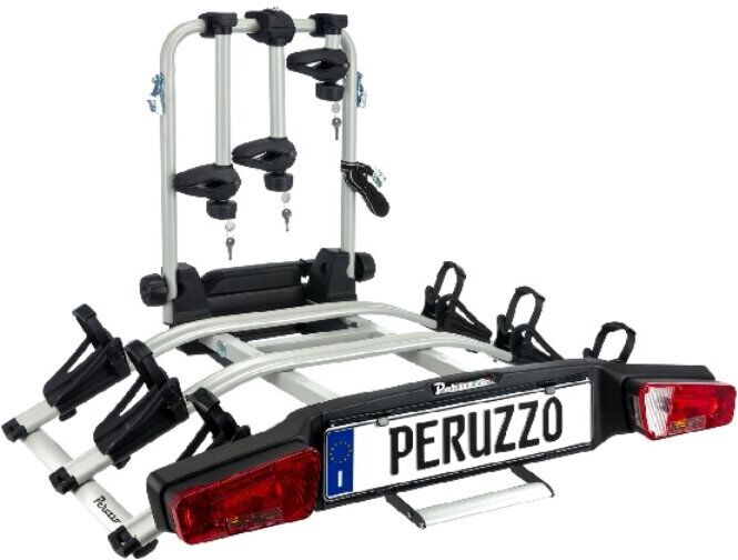 portabici gancio traino peruzzo zephyr per 3 bici