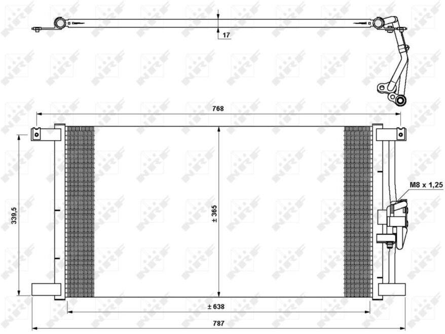 condensatore nrf 35640 easy fit