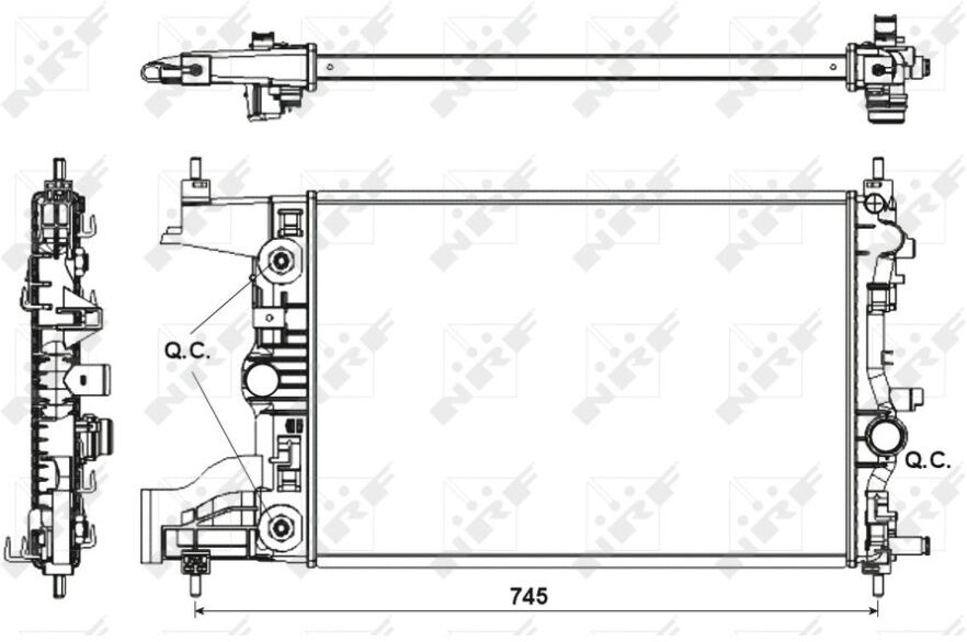 radiatore nrf 53153